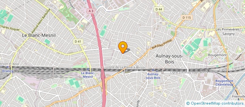 localisation de l'entreprise ASSOCIATION ACTES 29 à AULNAY-SOUS-BOIS