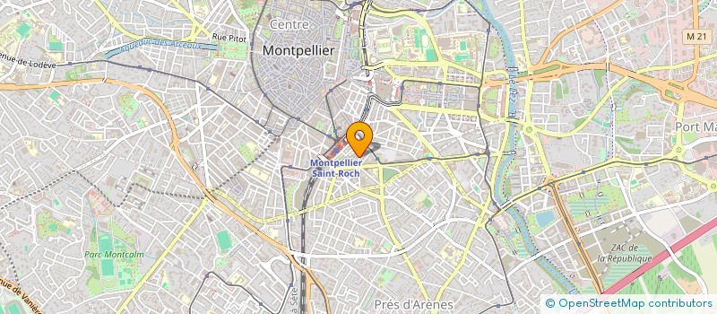 localisation de l'entreprise ASSOCIATION ACTEURS à MONTPELLIER