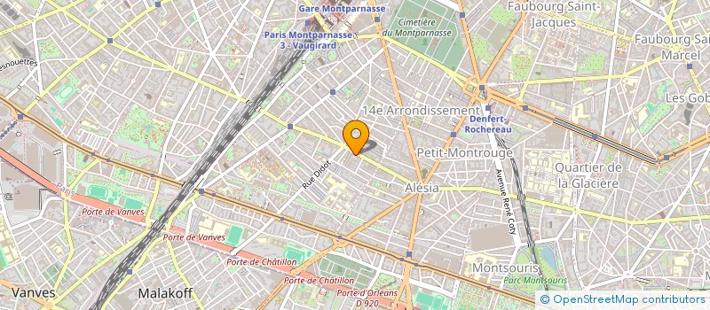 localisation de l'entreprise ASSOCIATION ACTEURS ARTISANS  PARIS