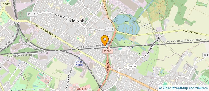 localisation de l'entreprise ASSOCIATION ACTEURS DE COEUR  SIN-LE-NOBLE