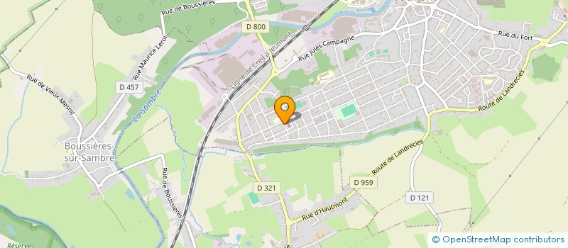 localisation de l'entreprise ASSOCIATION ACTIFS  HAUTMONT