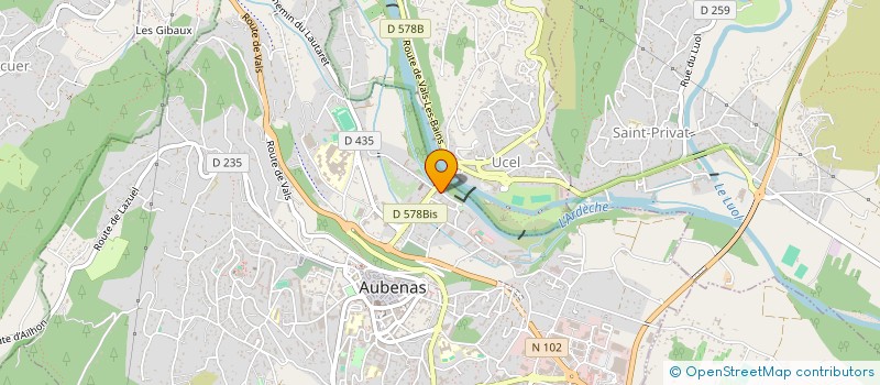 localisation de l'entreprise ASSOCIATION ACTINOTE à AUBENAS