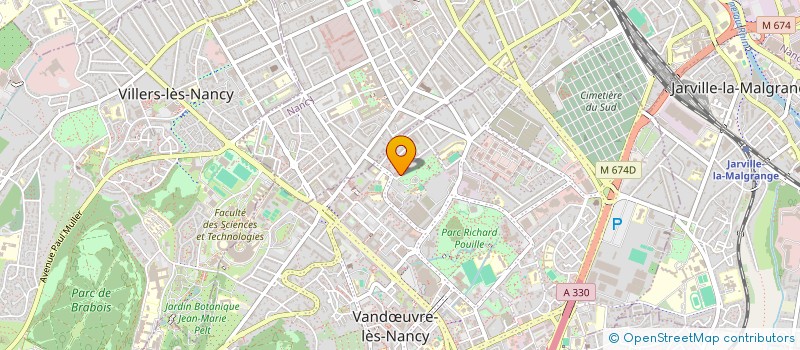 localisation de l'entreprise ASSOCIATION ACTION AUTO DEFENSE  VANDUVRE-LES-NANCY