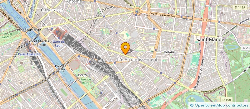 localisation de l'entreprise ASSOCIATION ACTION & CIE  PARIS