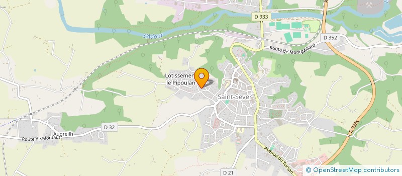 localisation de l'entreprise ASSOCIATION ACTION DE DEVELOPPEMENT  SAINT-SEVER