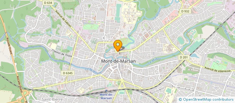 localisation de l'entreprise ASSOCIATION ACTION EDUCATIVE DES LANDES à MONT-DE-MARSAN