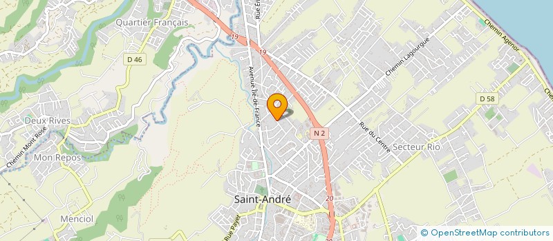 localisation de l'entreprise ASSOCIATION ACTION FAMILIALE D'AIDE à SAINT-ANDRE