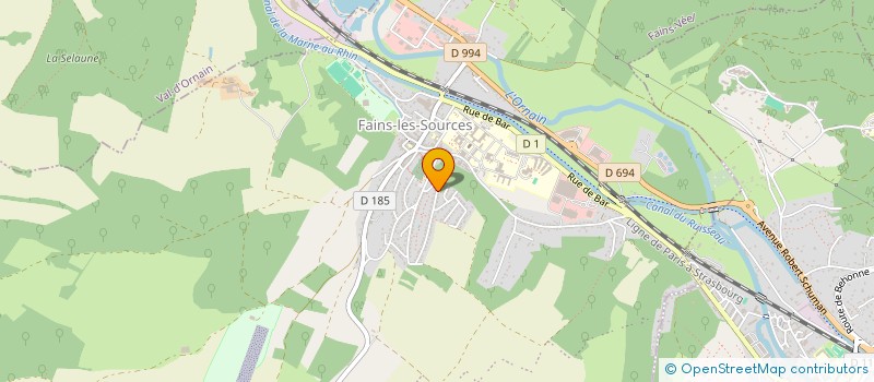 localisation de l'entreprise ASSOCIATION ACTION LOISIRS à FAINS-VEEL