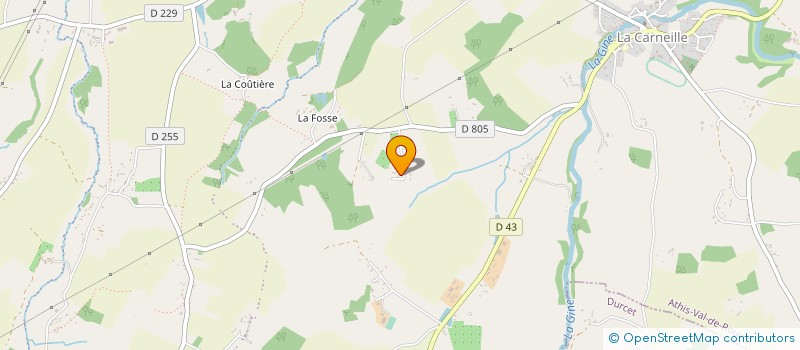 localisation de l'entreprise ASSOCIATION ACTION RURALE à ATHIS-VAL DE ROUVRE