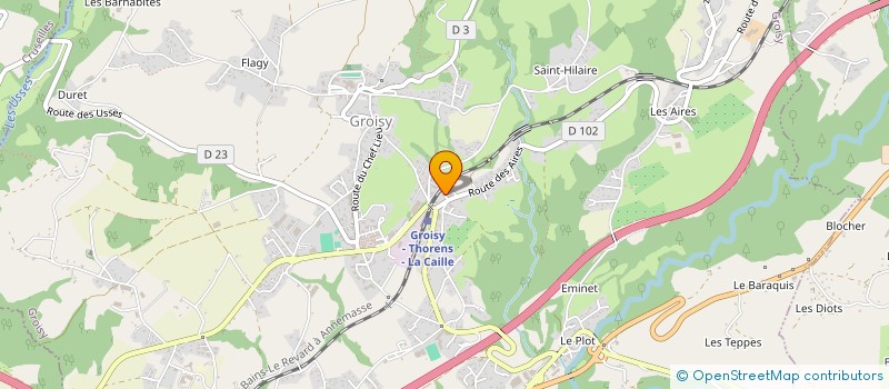 localisation de l'entreprise ASSOCIATION ACTIV'CHRONIC à GROISY
