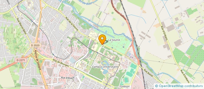localisation de l'entreprise ASSOCIATION ACTIVITE PHYSIQUE ADAPTEE ET SANTE D'ORLEANS (APAS'O) à ORLEANS