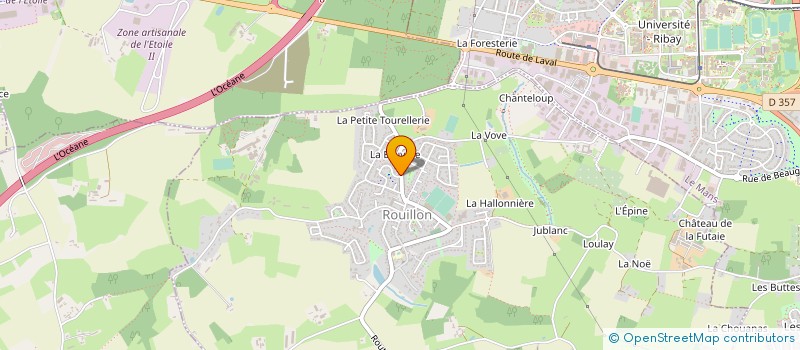 localisation de l'entreprise ASSOCIATION ACTIVITES LOISIRS  ROUILLON