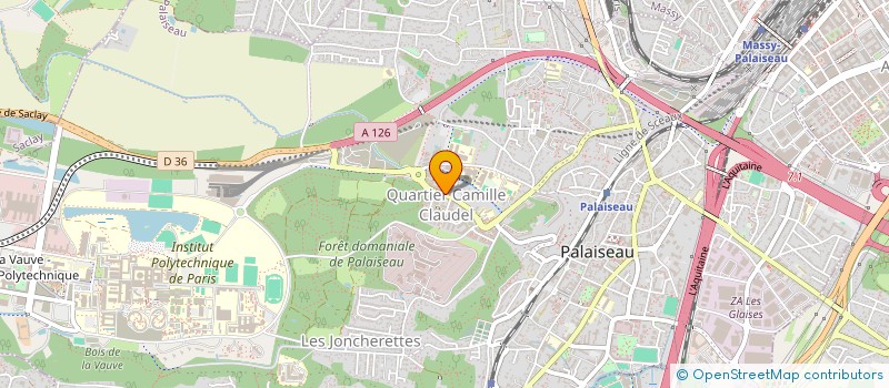 localisation de l'entreprise ASSOCIATION ACTIVITES VOYAGES ET COHESION DES ELEVES DE L'ECOLE POLYTECHNIQUE à PALAISEAU