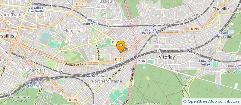 localisation de l'entreprise ASSOCIATION AD CULTURA à VERSAILLES