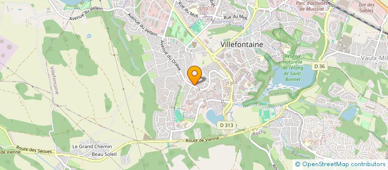 localisation de l'entreprise ASSOCIATION AD'EPSILON  VILLEFONTAINE