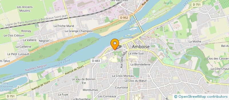 localisation de l'entreprise ASSOCIATION ADAD  AMBOISE