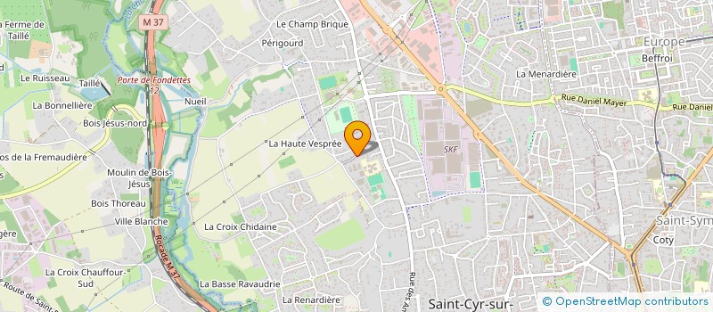 localisation de l'entreprise ASSOCIATION ADAPT  SAINT-CYR-SUR-LOIRE