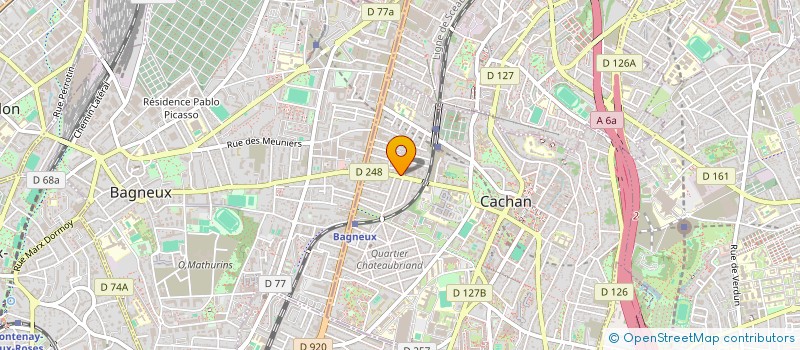 localisation de l'entreprise ASSOCIATION ADARA  CACHAN