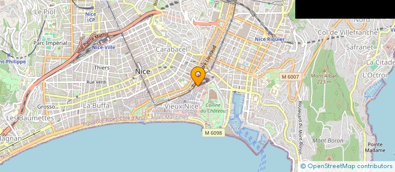 localisation de l'entreprise ASSOCIATION ADEFTAM à NICE