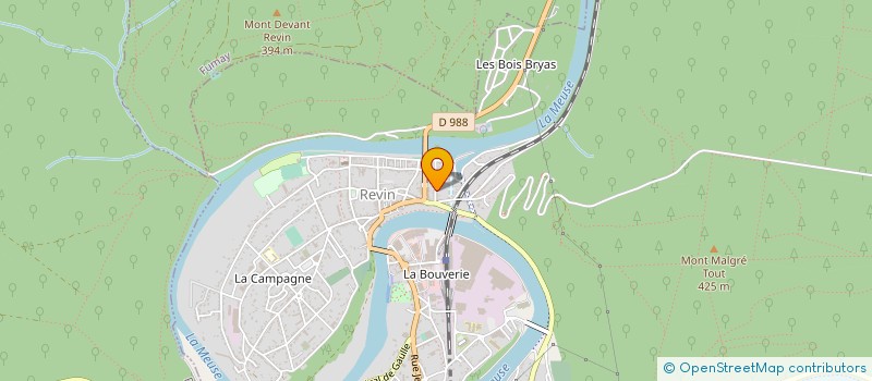 localisation de l'entreprise ASSOCIATION ADETNA  REVIN