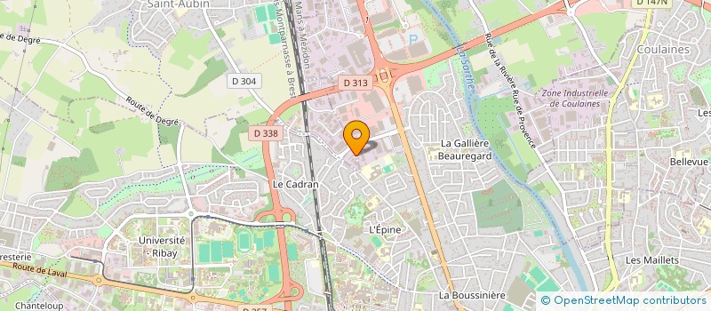 localisation de l'entreprise ASSOCIATION ADIPH SERVICES AUX PERSONNES  LA CHAPELLE-SAINT-AUBIN