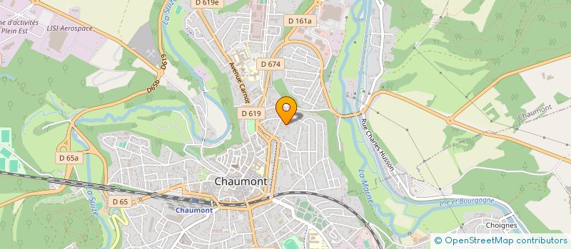 localisation de l'entreprise ASSOCIATION ADMR CHAUMONT OUEST à CHAUMONT