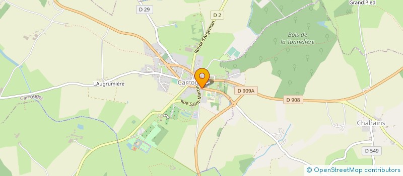 localisation de l'entreprise ASSOCIATION ADMR DE CARROUGES à CARROUGES