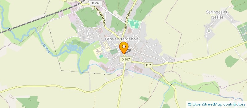 localisation de l'entreprise ASSOCIATION ADMR DE FERE EN TARDENOIS à FERE-EN-TARDENOIS