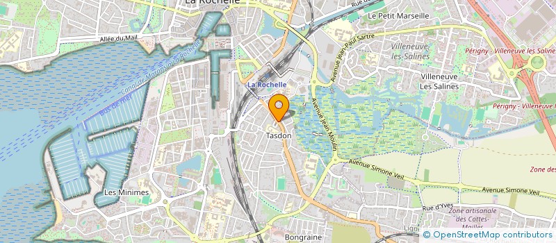 localisation de l'entreprise ASSOCIATION ADMR DE LA ROCHELLE  LA ROCHELLE