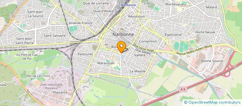 localisation de l'entreprise ASSOCIATION ADMR DE NARBONNE à NARBONNE