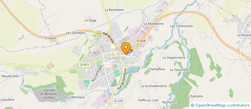localisation de l'entreprise ASSOCIATION ADMR DE TINCHEBRAY à TINCHEBRAY-BOCAGE