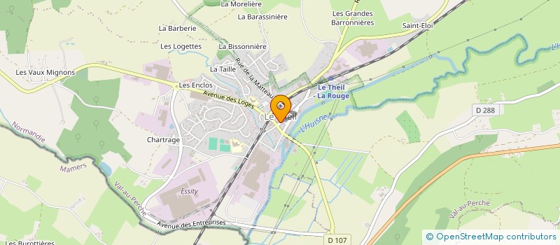 localisation de l'entreprise ASSOCIATION ADMR DU THEIL SUR à VAL-AU-PERCHE