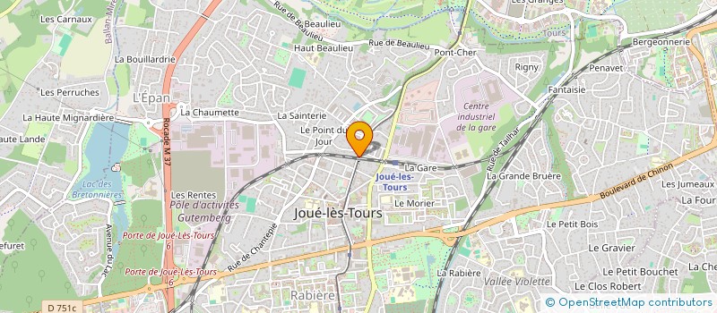 localisation de l'entreprise ASSOCIATION ADMR JOUE-LES-TOURS à JOUE-LES-TOURS