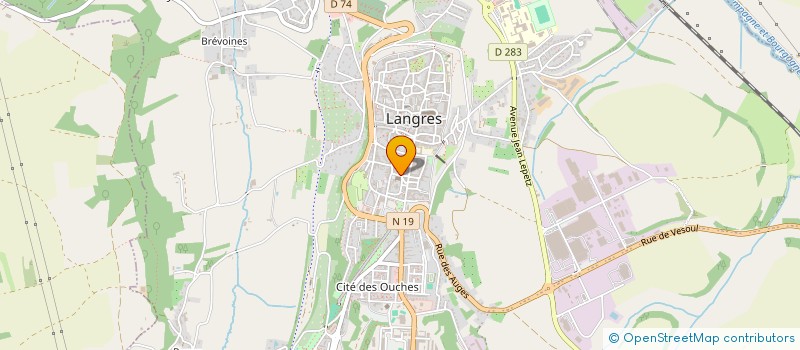 localisation de l'entreprise ASSOCIATION ADMR LANGRES NORD EST  LANGRES