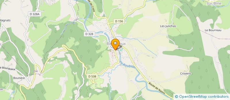 localisation de l'entreprise ASSOCIATION ADMR LE CHATELAS POUR L'OUSTALET à BOURDEAUX