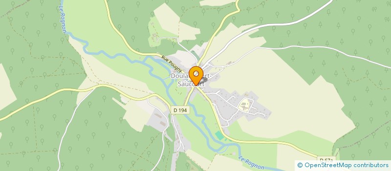 localisation de l'entreprise ASSOCIATION ADMR MARNE ROGNON à DOULAINCOURT-SAUCOURT