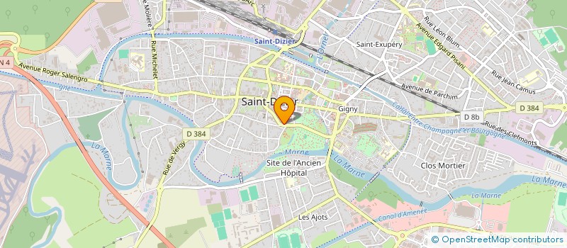localisation de l'entreprise ASSOCIATION ADMR SAINT DIZIER SUD à SAINT-DIZIER