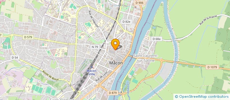 localisation de l'entreprise ASSOCIATION ADMR SAPBM à MACON