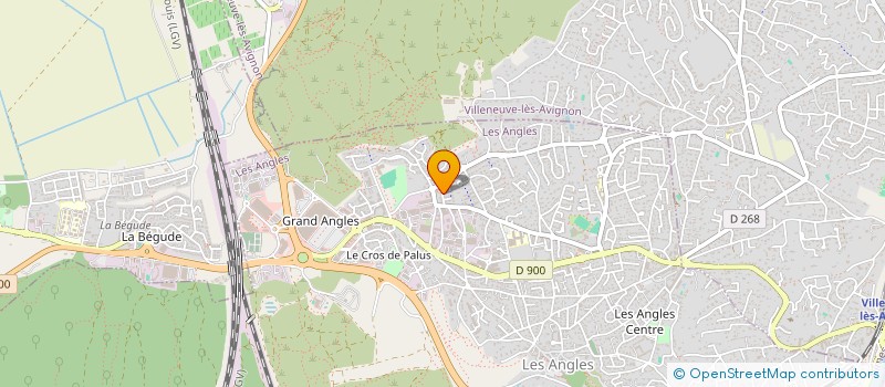 localisation de l'entreprise ASSOCIATION ADOMSERVICES à LES ANGLES