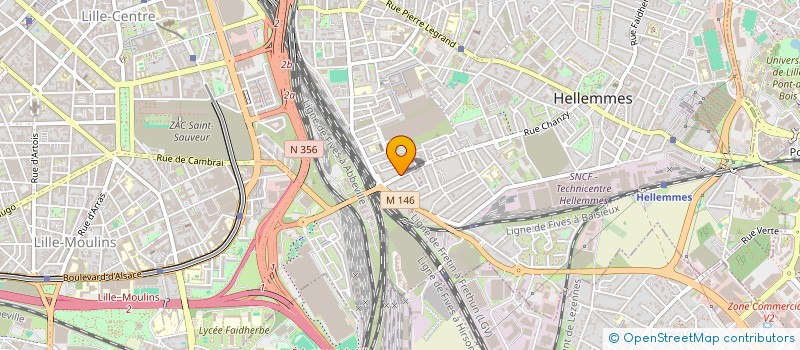 localisation de l'entreprise ASSOCIATION ADPM à LILLE