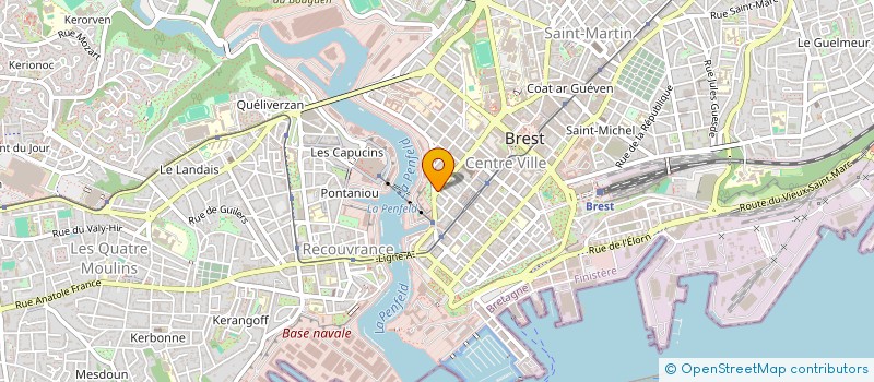 localisation de l'entreprise ASSOCIATION ADREBJUS à BREST