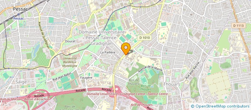 localisation de l'entreprise ASSOCIATION ADRENALINE  TALENCE