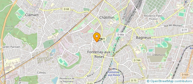 localisation de l'entreprise ASSOCIATION ADRET à FONTENAY-AUX-ROSES