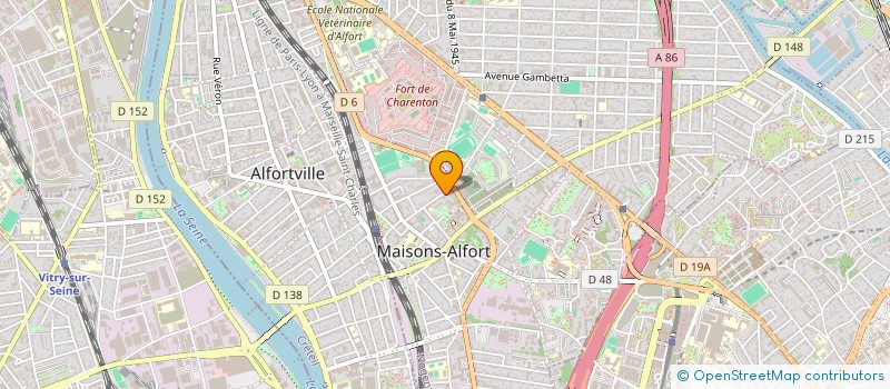 localisation de l'entreprise ASSOCIATION ADRIEN HUGUET à MAISONS-ALFORT