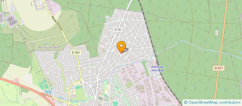 localisation de l'entreprise ASSOCIATION ADV A DOMICILE  OZOIR-LA-FERRIERE