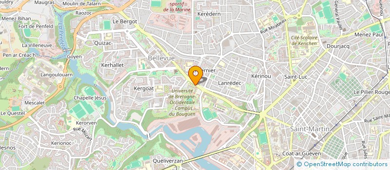 localisation de l'entreprise ASSOCIATION AEBB DAZONT à BREST
