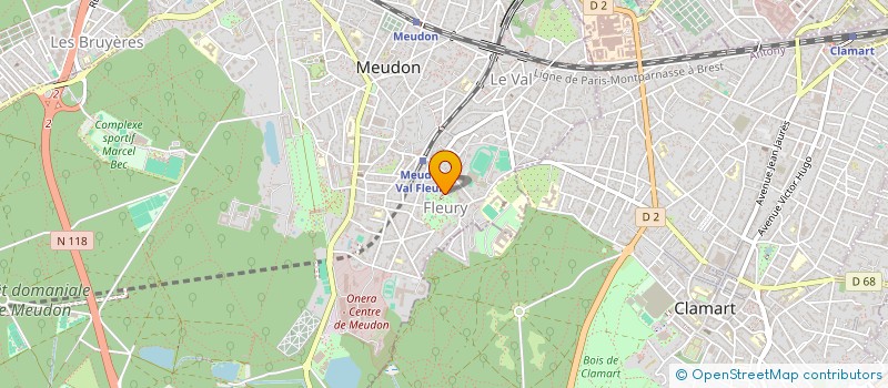 localisation de l'entreprise ASSOCIATION AEGIDIA à MEUDON