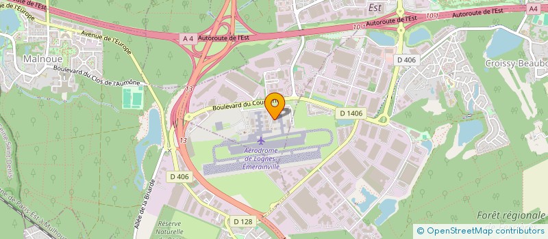 localisation de l'entreprise ASSOCIATION AERO CLUB EUROFEEL à LOGNES