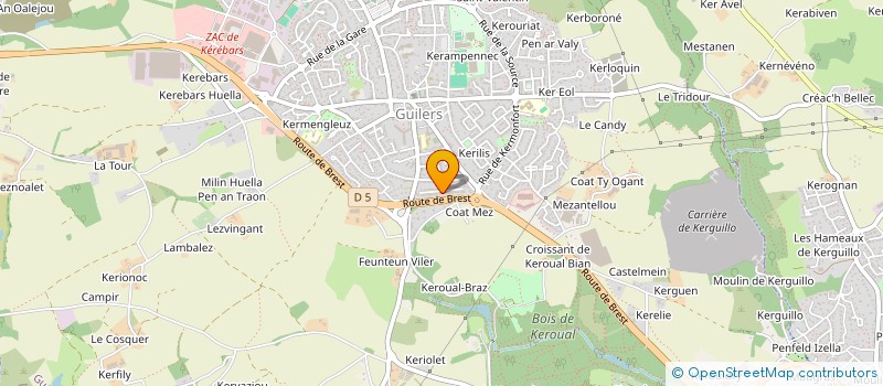 localisation de l'entreprise ASSOCIATION AET R.R. SYSTEMES  GUILERS