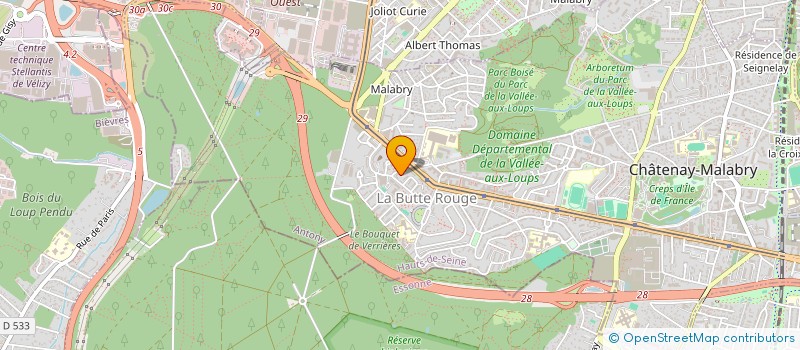 localisation de l'entreprise ASSOCIATION AFFINITE ENTRE LES PEUPLES (AAEP) à CHATENAY-MALABRY